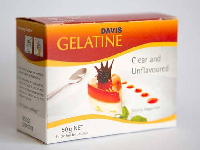 Powdered gelatine